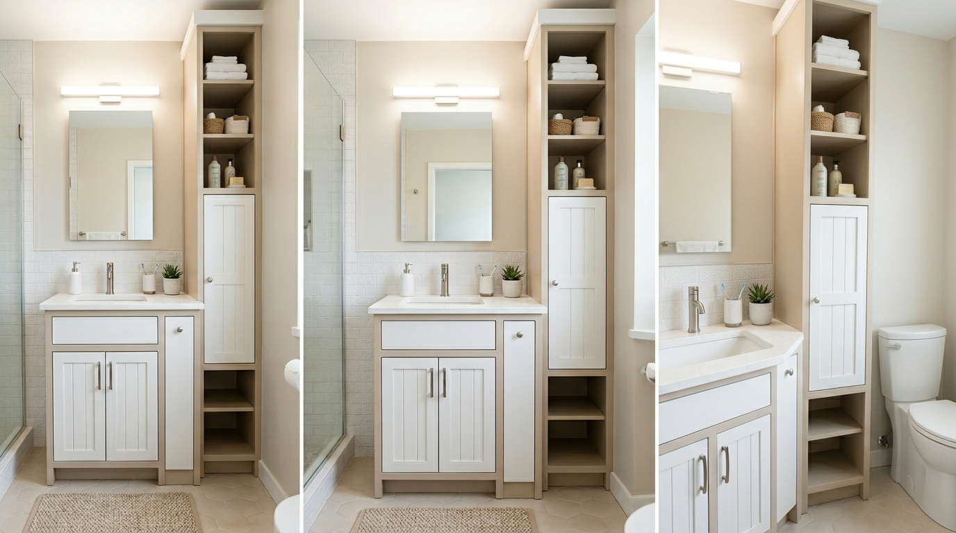 Create hidden storage for visual calm